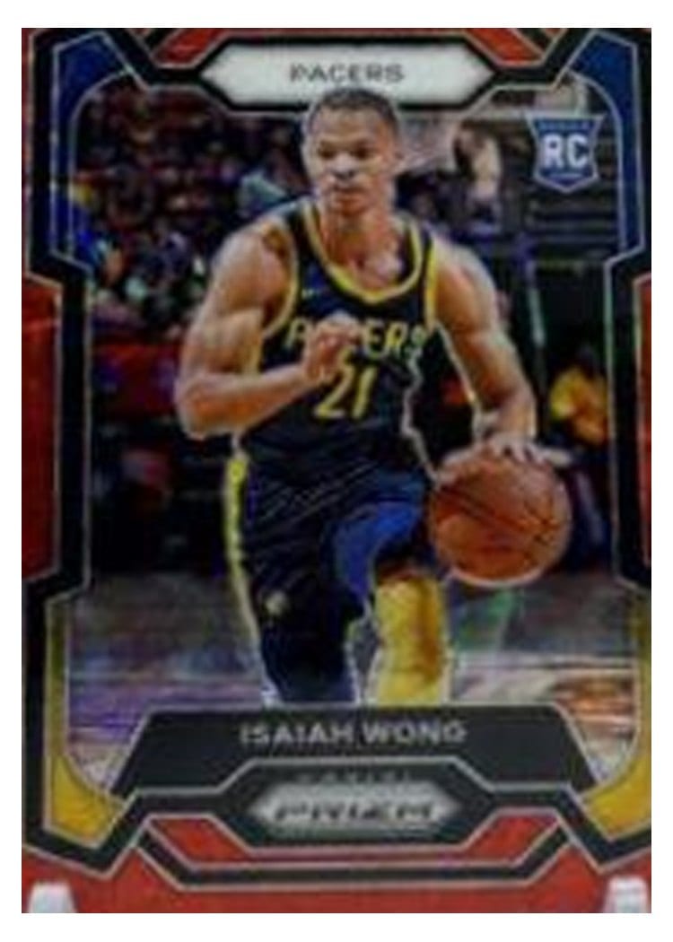 2023-24 Panini Prizm Base Set Isaiah Wong #154 card