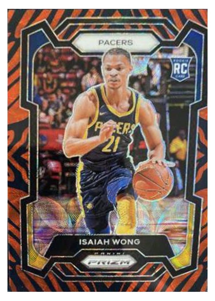 2023-24 Panini Prizm Base Set Isaiah Wong #154 card