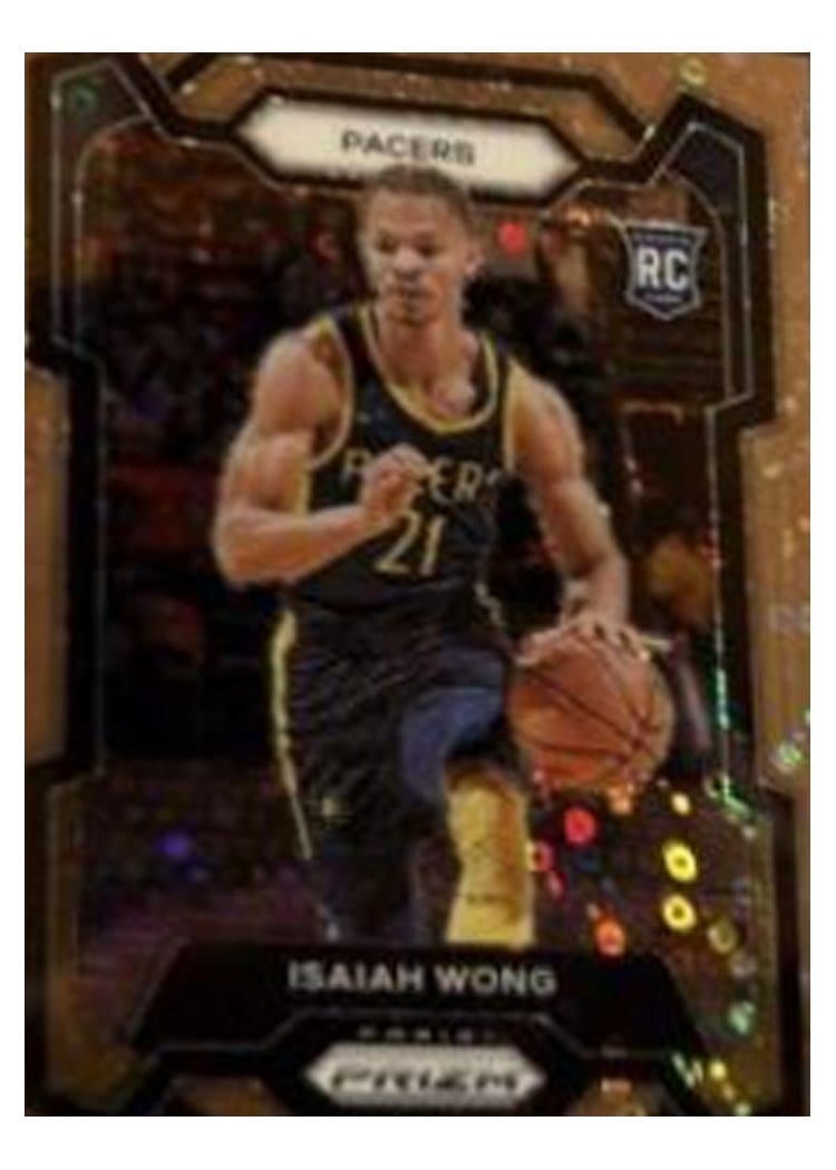 2023-24 Panini Prizm Base Set Isaiah Wong #154 card