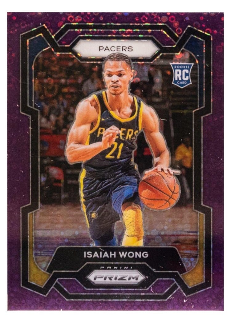 2023-24 Panini Prizm Base Set Isaiah Wong #154 card