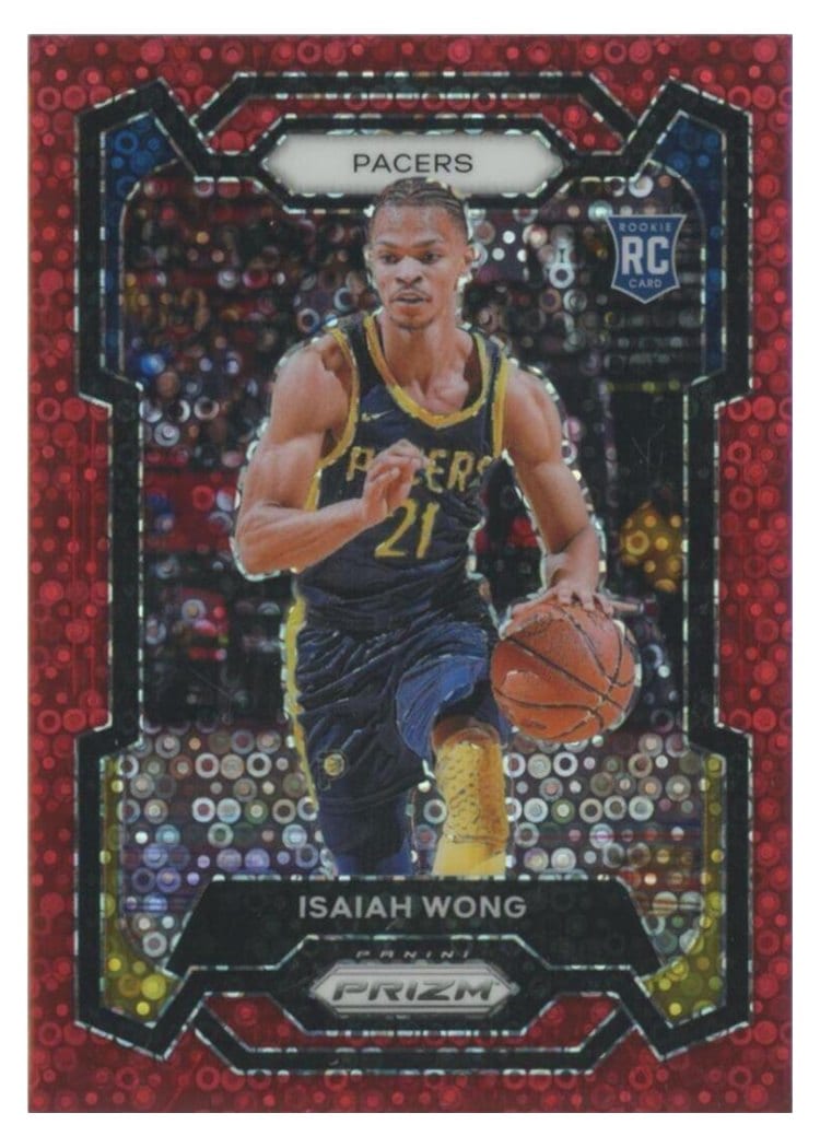 2023-24 Panini Prizm Base Set Isaiah Wong #154 card