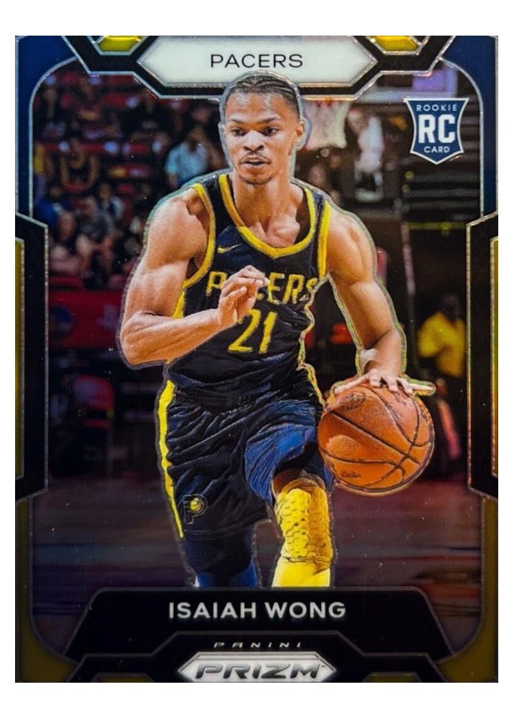 2023-24 Panini Prizm Base Set Isaiah Wong #154 card