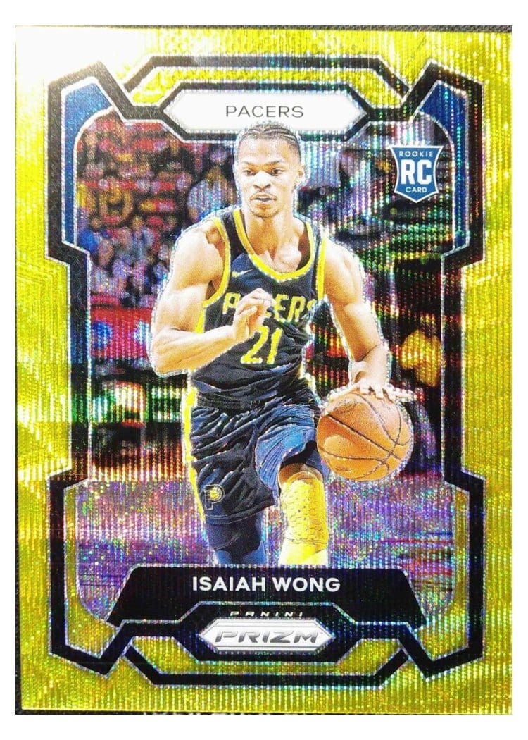 2023-24 Panini Prizm Base Set Isaiah Wong #154 card
