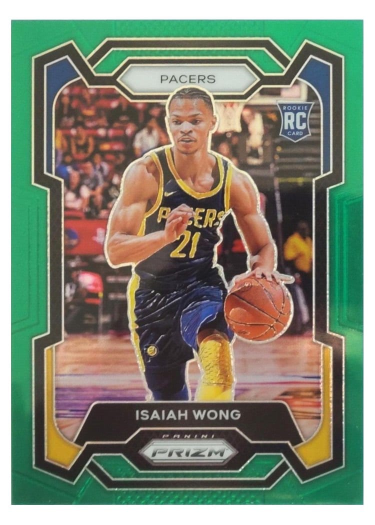 2023-24 Panini Prizm Base Set Isaiah Wong #154 card
