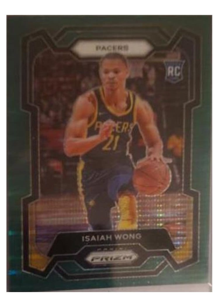 2023-24 Panini Prizm Base Set Isaiah Wong #154 card
