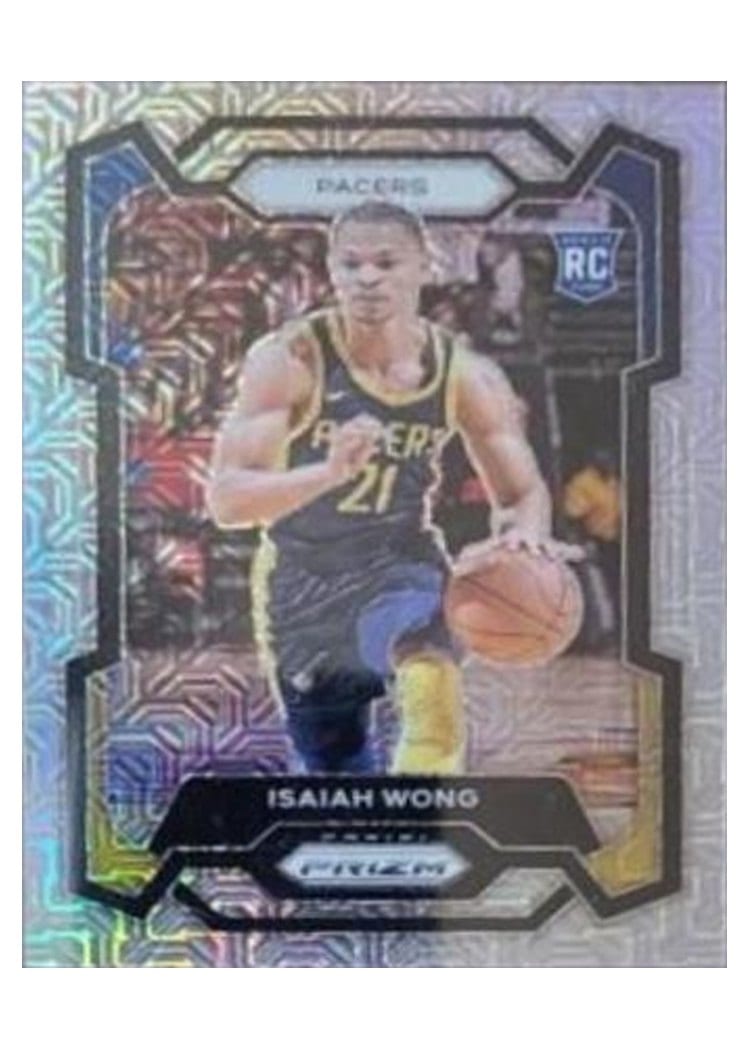 2023-24 Panini Prizm Base Set Isaiah Wong #154 card