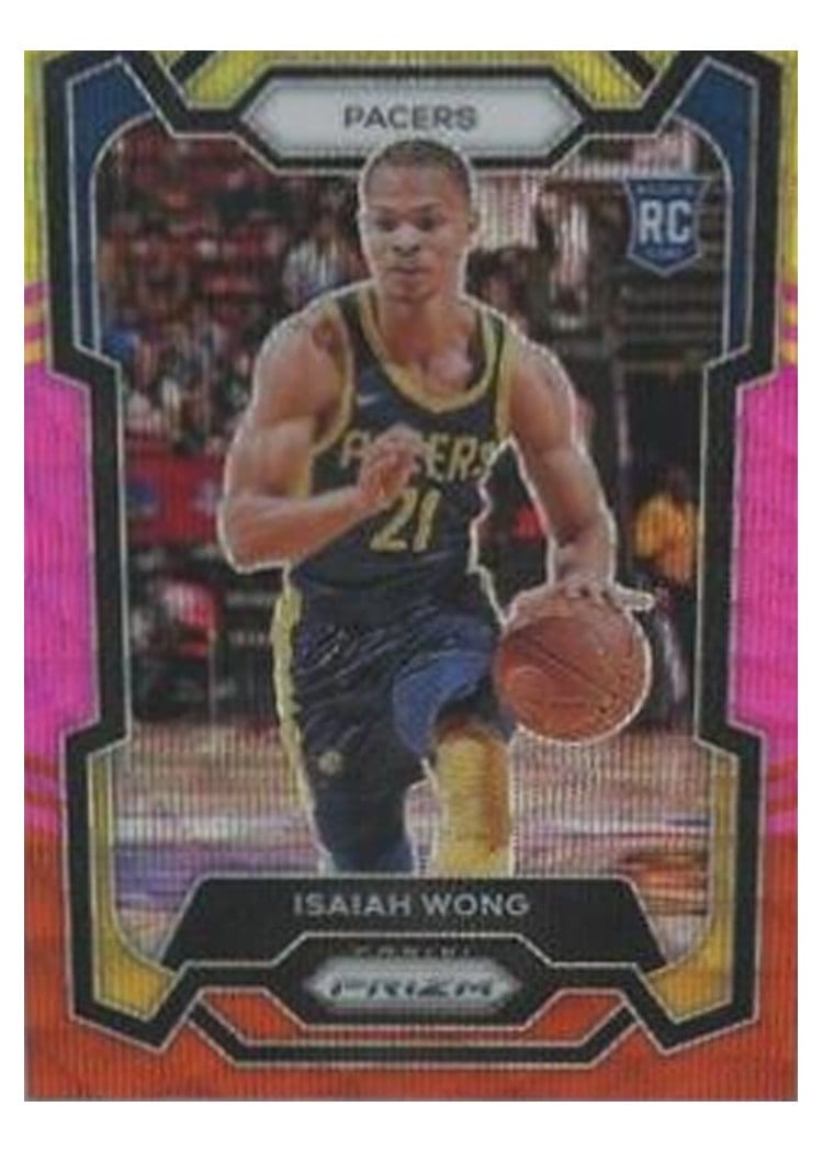 2023-24 Panini Prizm Base Set Isaiah Wong #154 card