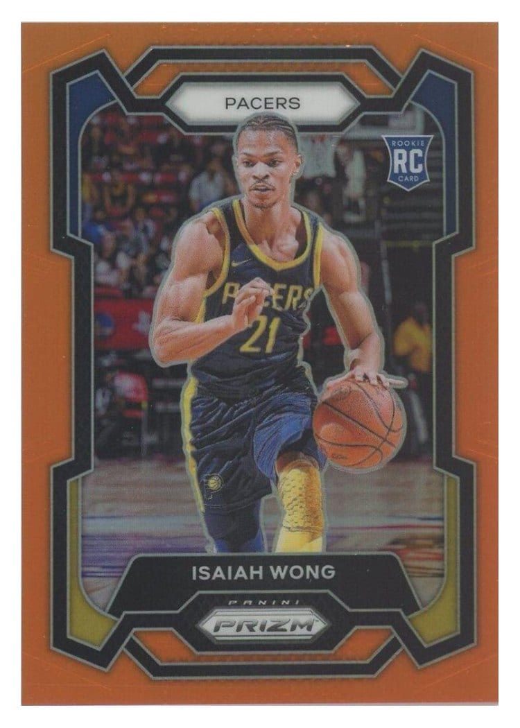 2023-24 Panini Prizm Base Set Isaiah Wong #154 card
