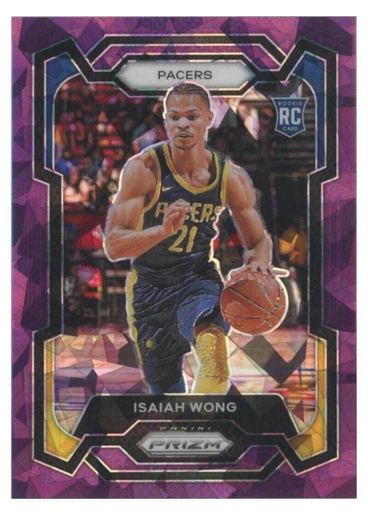 2023-24 Panini Prizm Base Set Isaiah Wong #154 card