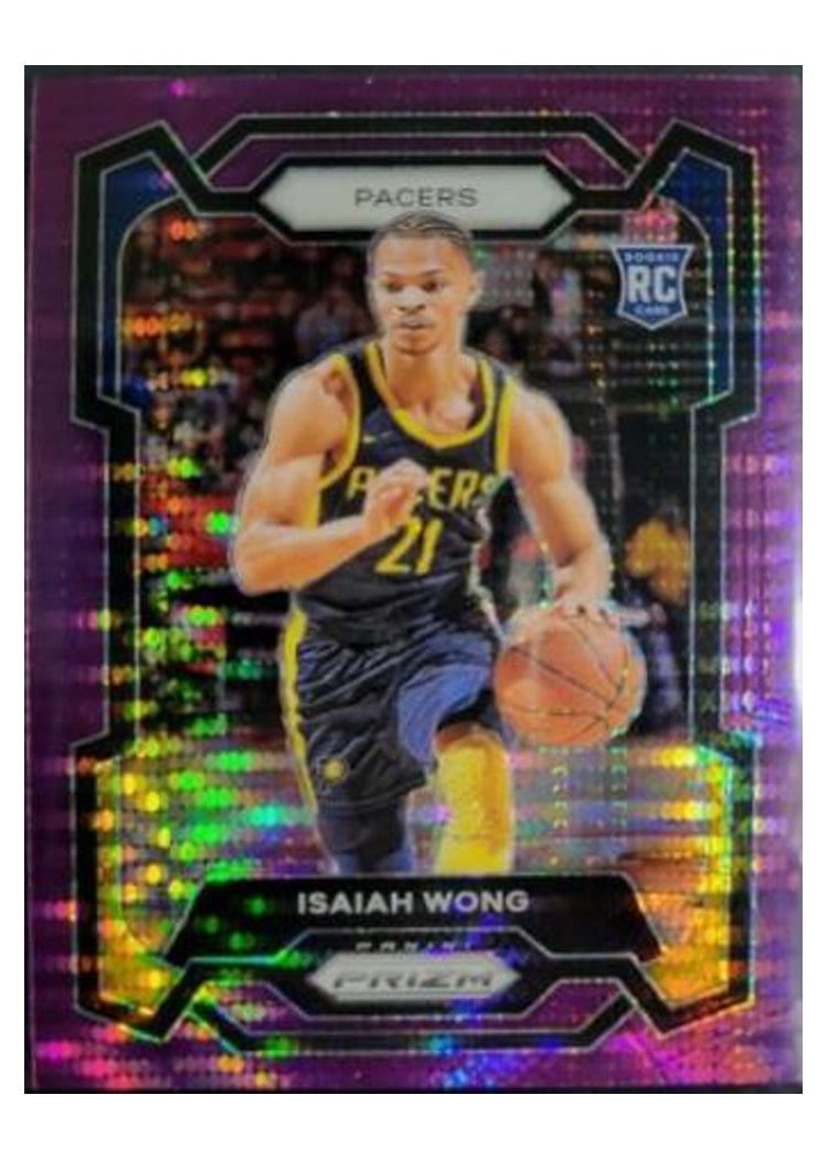 2023-24 Panini Prizm Base Set Isaiah Wong #154 card