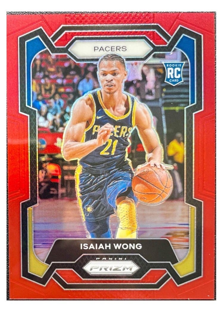 2023-24 Panini Prizm Base Set Isaiah Wong #154 card