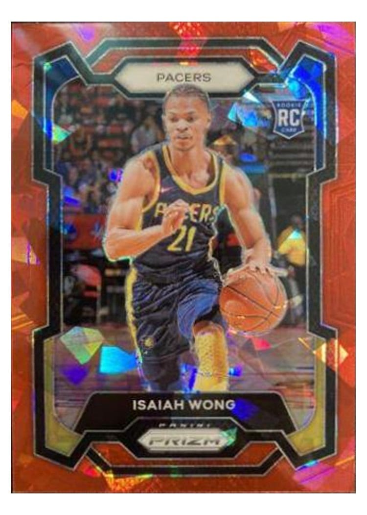 2023-24 Panini Prizm Base Set Isaiah Wong #154 card
