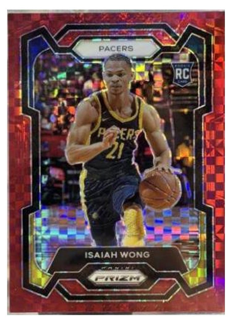 2023-24 Panini Prizm Base Set Isaiah Wong #154 card