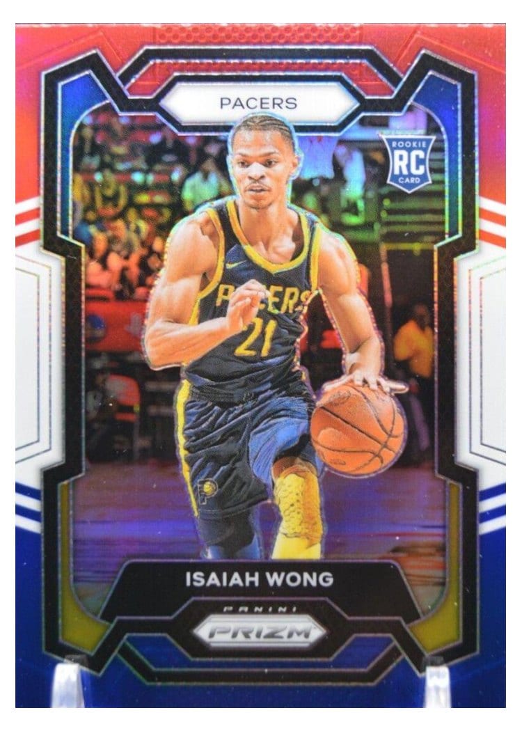 2023-24 Panini Prizm Base Set Isaiah Wong #154 card