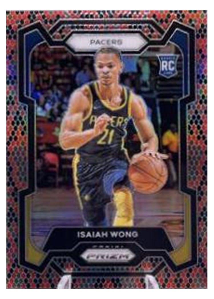 2023-24 Panini Prizm Base Set Isaiah Wong #154 card