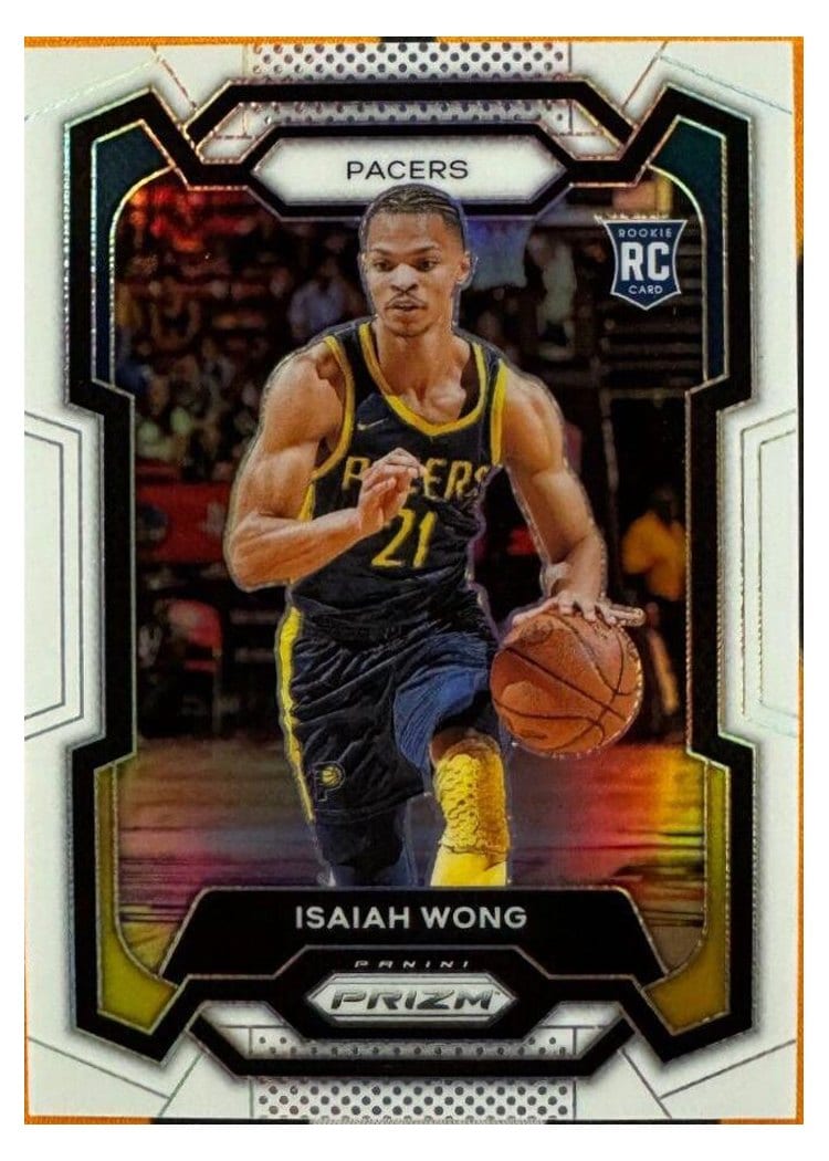2023-24 Panini Prizm Base Set Isaiah Wong #154 card