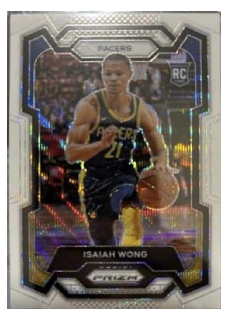 2023-24 Panini Prizm Base Set Isaiah Wong #154 card