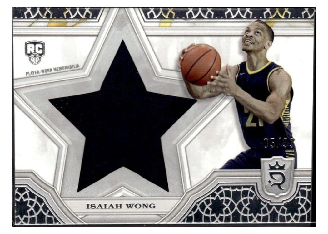 2023-24 Topps Royalty Star Relics Isaiah Wong #SR-IW card