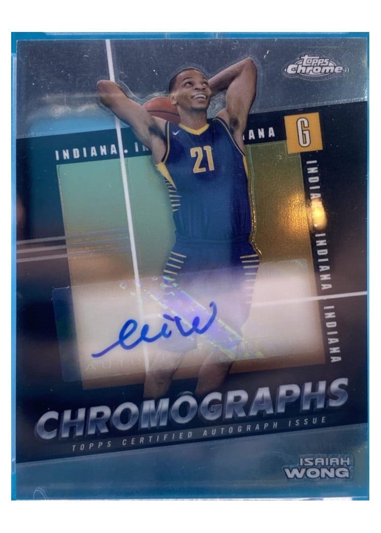 2024-25 Topps Chrome Chromographs Isaiah Wong #C-IW card