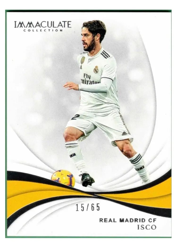 2018 Panini Immaculate Isco #18 card