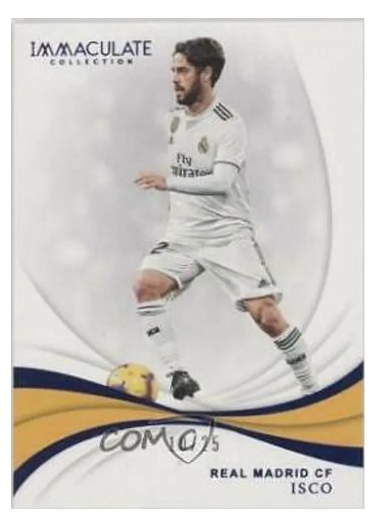 2018 Panini Immaculate Isco #18 card