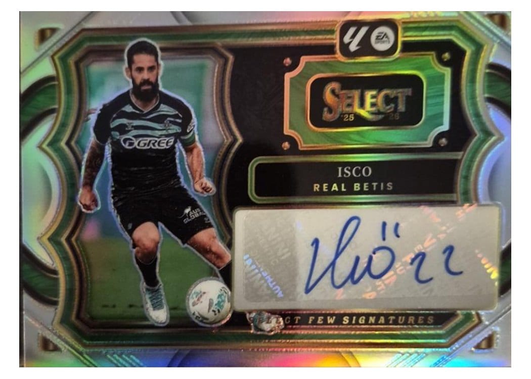 2025 Panini Select La Liga Select Few Signature Isco #7 card