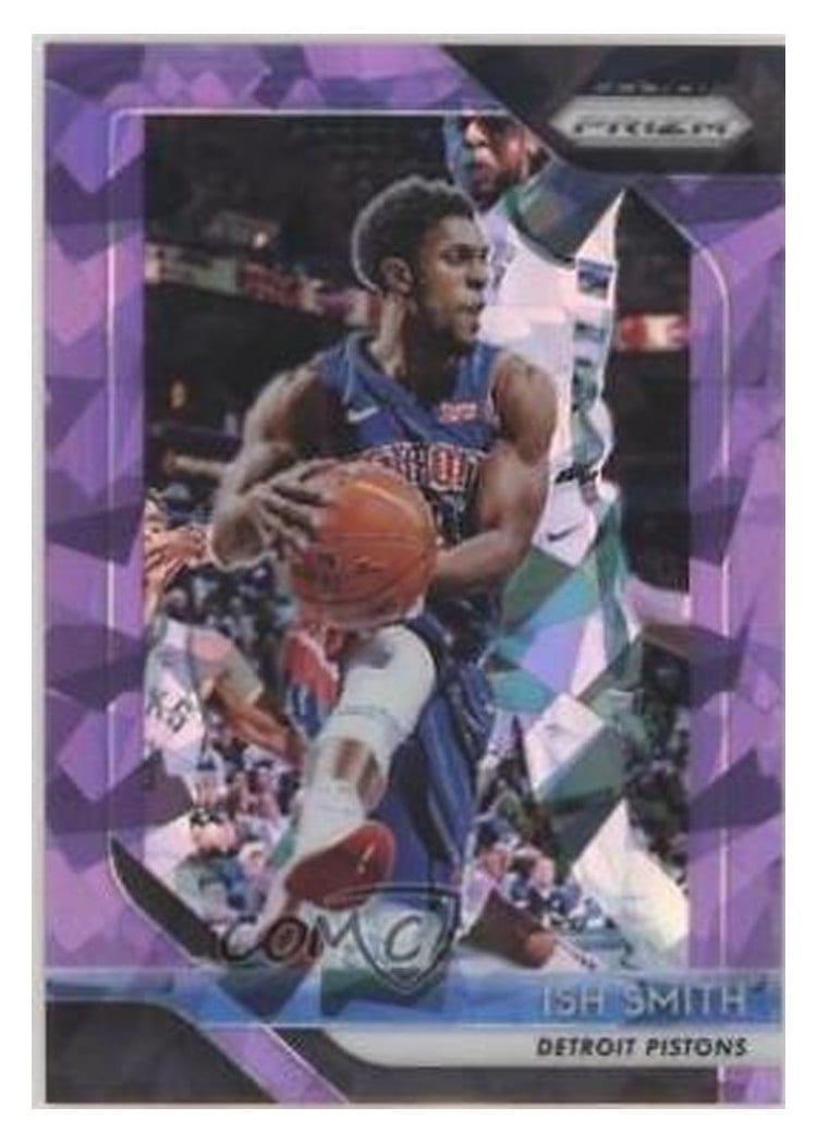 2018-19 Panini Prizm Base Set Ish Smith Purple Ice Prizm #202 card