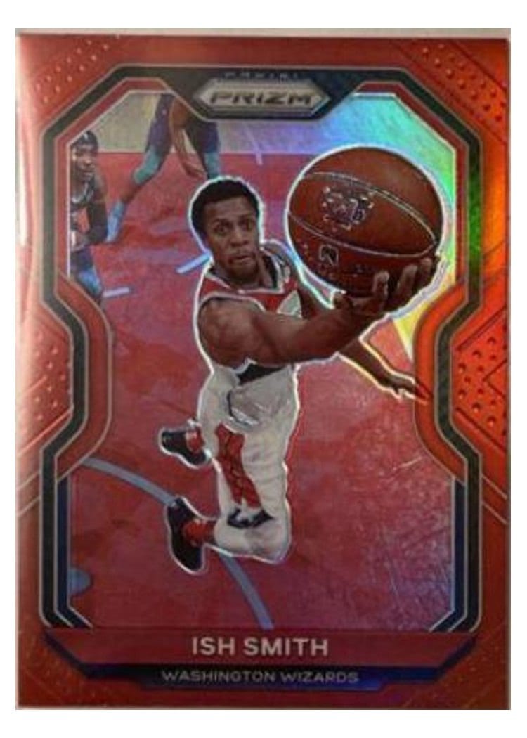 2020-21 Panini Prizm Base Set Ish Smith Red Prizm #37 card