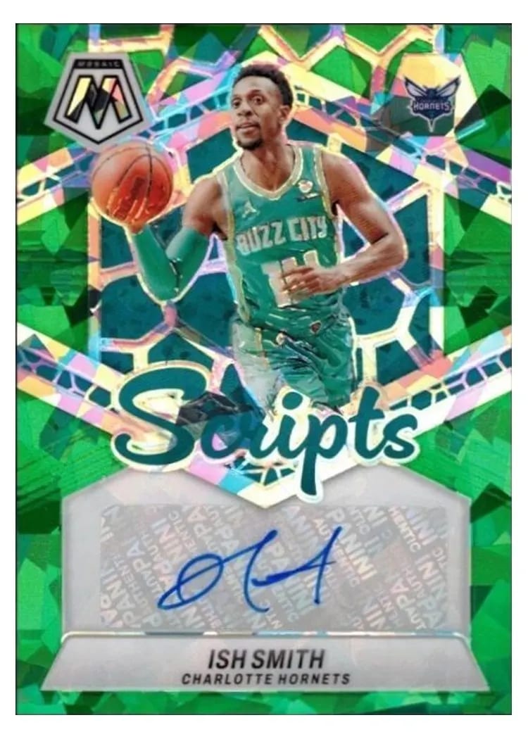 2023 Panini Mosaic Scripts Ish Smith #MS-ISH card