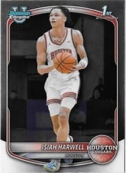 2025-26 Bowman Chrome Prospects Isiah Harwell #BCP-7 card