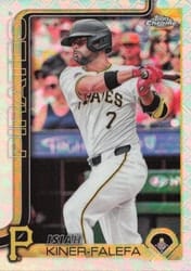 2025 Topps Chrome Logofractor Edition Base Set Isiah Kiner-Falefa #42 card