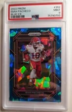 2022 Panini Prizm Isiah Pacheco #352 card