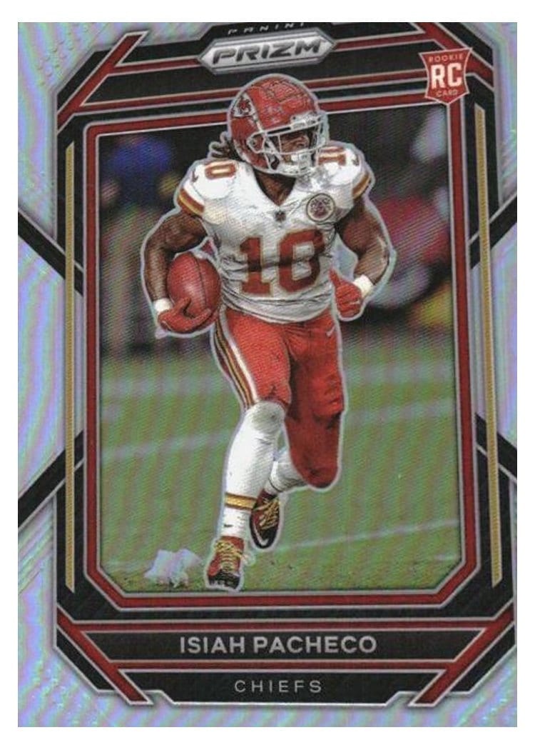 2022 Panini Prizm Isiah Pacheco Silver #352 card