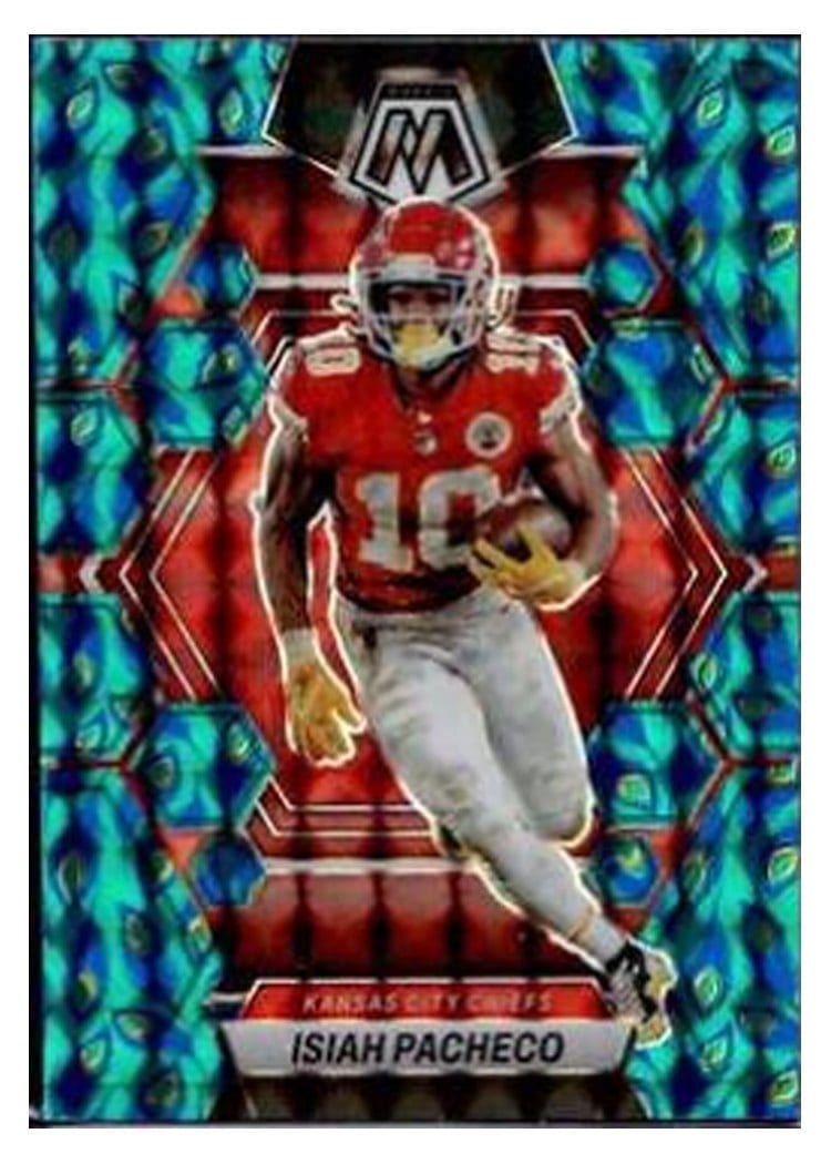 2023 Panini Mosaic Base Set Isiah Pacheco #110 card