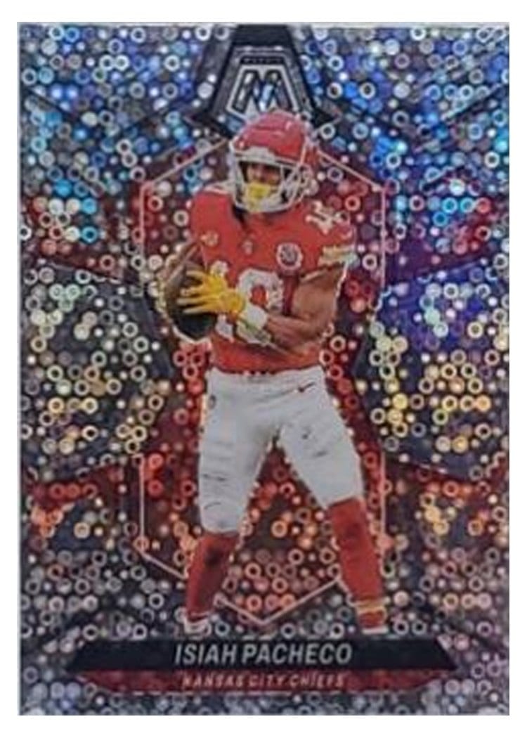 2024 Panini Mosaic Base Set Isiah Pacheco #107 card