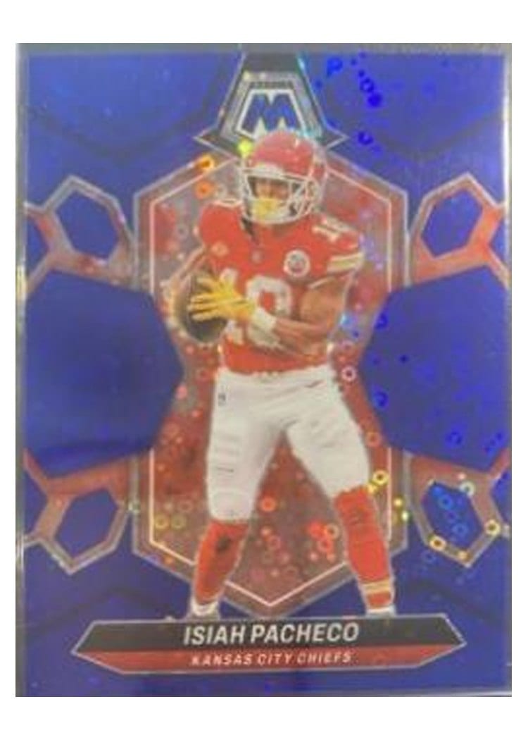 2024 Panini Mosaic Base Set Isiah Pacheco #107 card