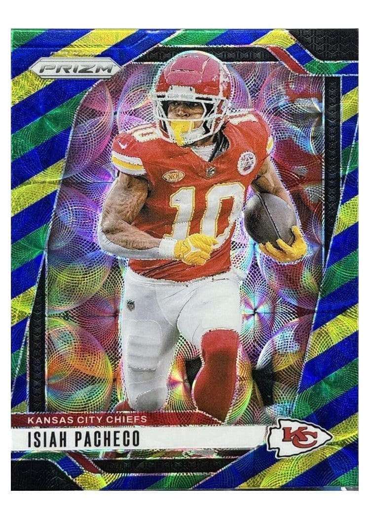 2024 Panini Prizm Base Set Isiah Pacheco #139 card