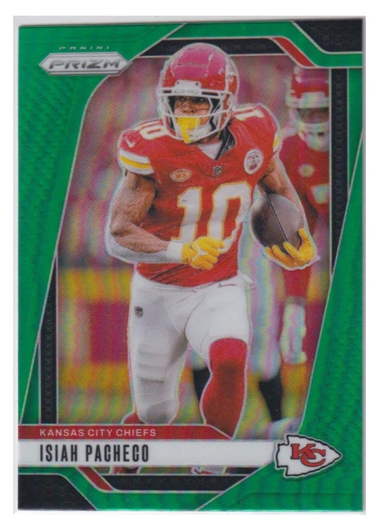 2024 Panini Prizm Base Set Isiah Pacheco #139 card