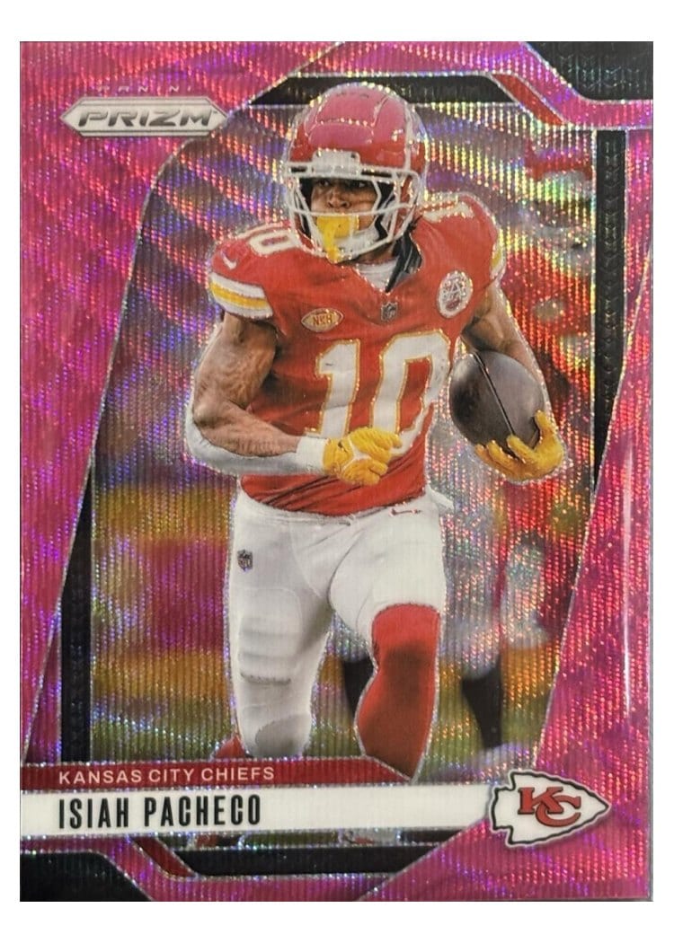 2024 Panini Prizm Base Set Isiah Pacheco #139 card