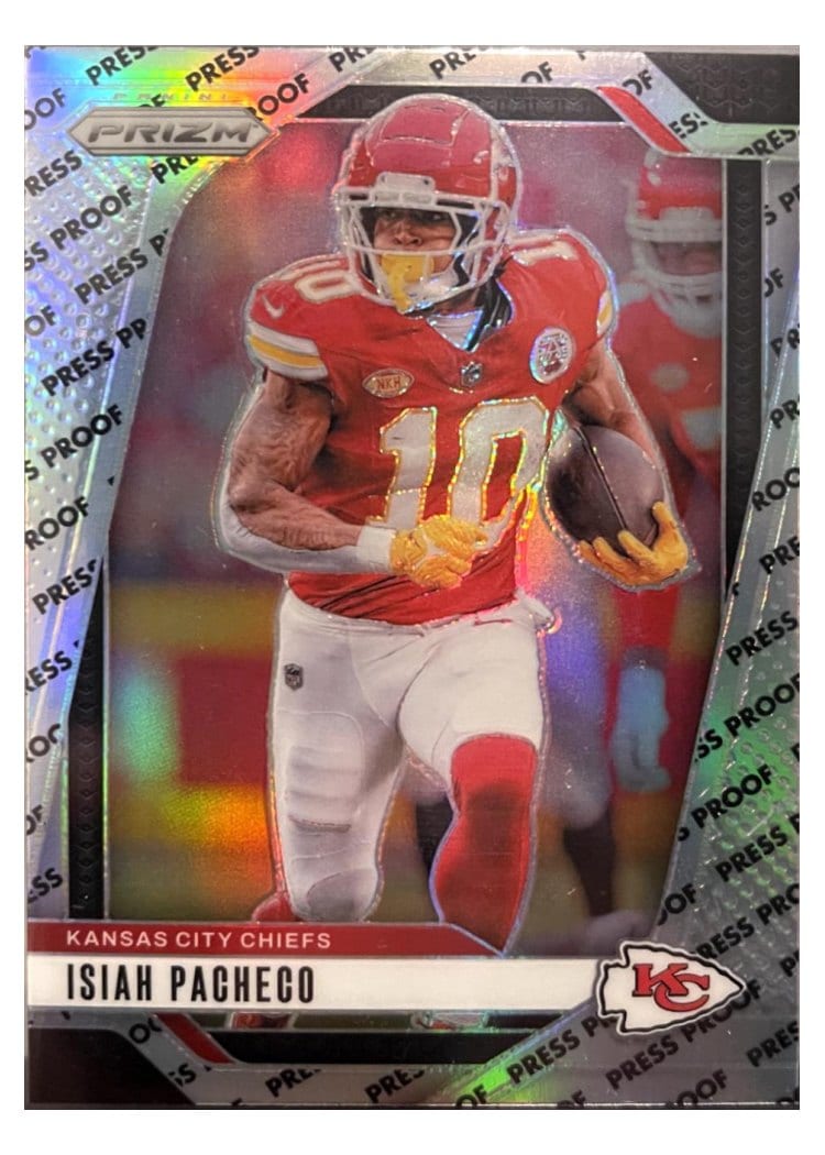 2024 Panini Prizm Base Set Isiah Pacheco #139 card