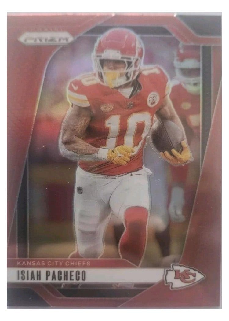 2024 Panini Prizm Base Set Isiah Pacheco #139 card