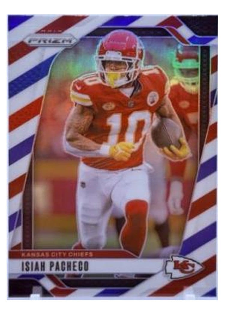 2024 Panini Prizm Base Set Isiah Pacheco #139 card