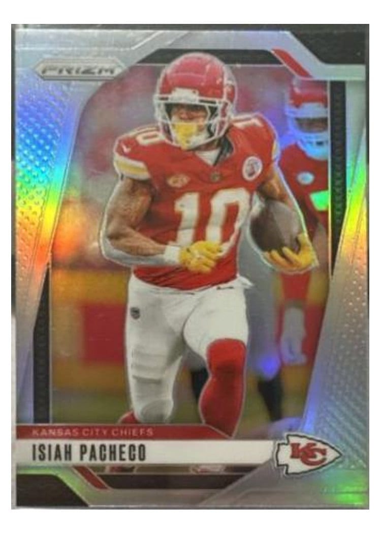 2024 Panini Prizm Base Set Isiah Pacheco #139 card