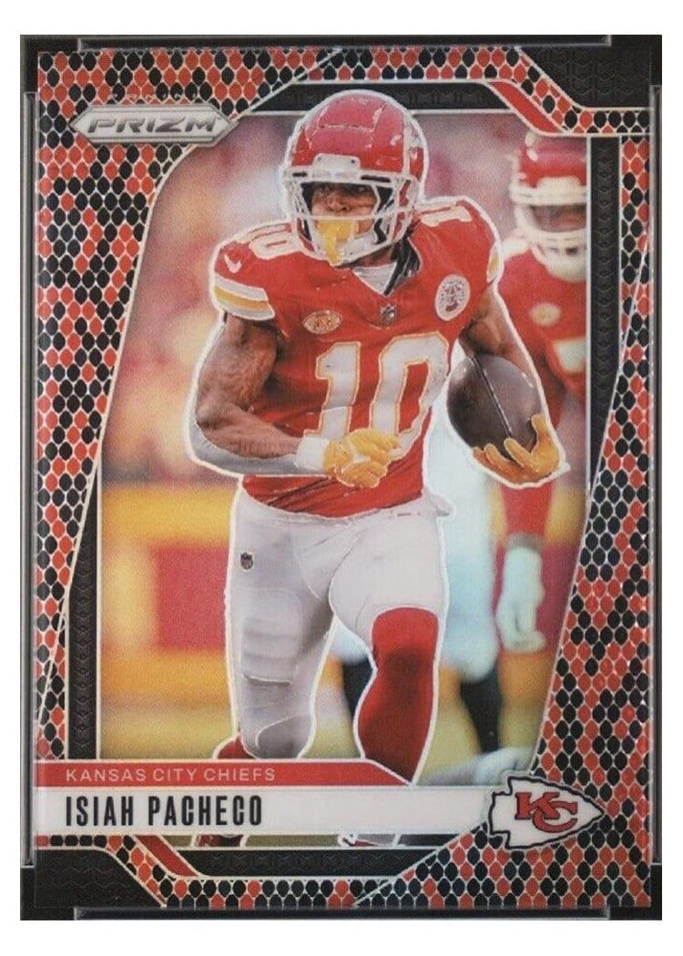 2024 Panini Prizm Base Set Isiah Pacheco #139 card