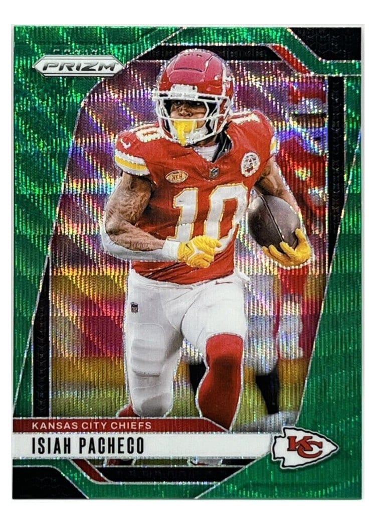 2024 Panini Prizm Base Set Isiah Pacheco #139 card