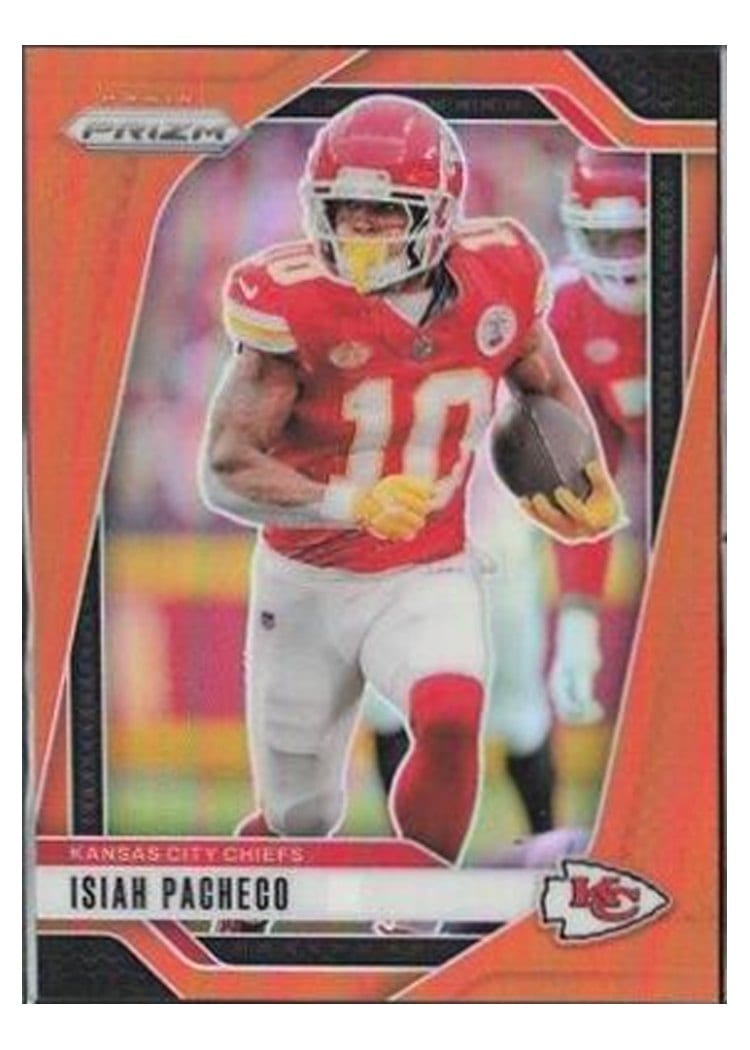 2024 Panini Prizm Base Set Isiah Pacheco #139 card