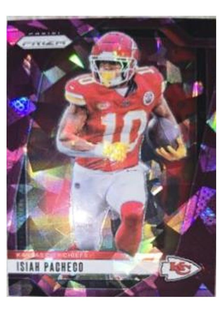 2024 Panini Prizm Base Set Isiah Pacheco #139 card