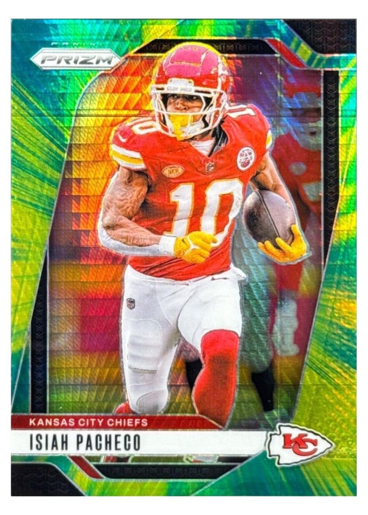 2024 Panini Prizm Base Set Isiah Pacheco #139 card