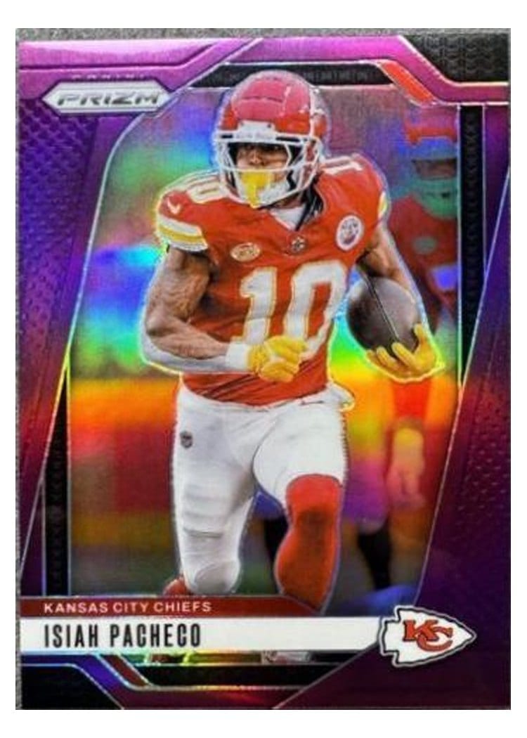 2024 Panini Prizm Base Set Isiah Pacheco #139 card