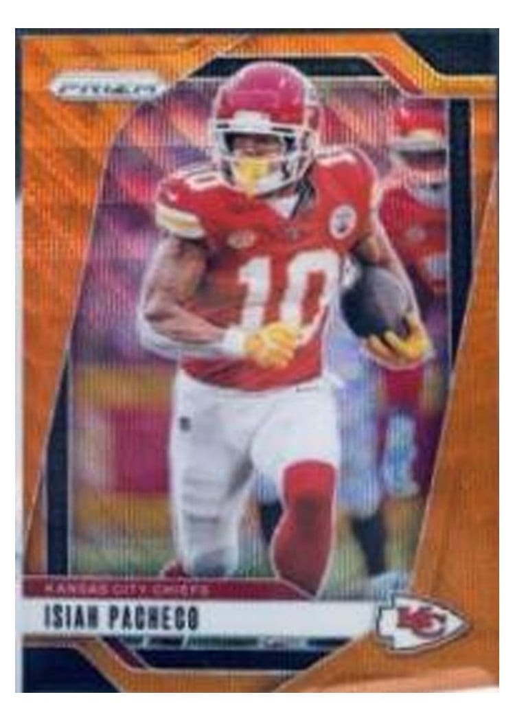 2024 Panini Prizm Base Set Isiah Pacheco #139 card